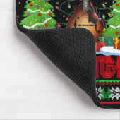 Tapis De Souris Xmas Tree Ugly Style Santa Musical Mandolin Christ (Coin)