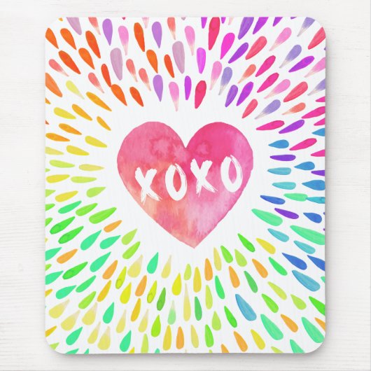Tapis De Souris Xo Heart (Devant)