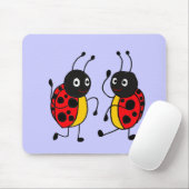 Tapis De Souris XX coccinelles de danse (Avec souris)