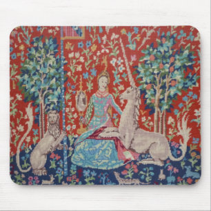 Tapis De Souris XX Madame et la conception d'art de tapisserie de