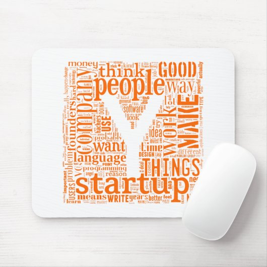 Tapis De Souris Y Combinator (Avec souris)