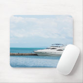 Tapis De Souris Yacht à l'amarrage (Avec souris)