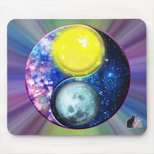 Tapis De Souris Yang-Yin / Soleil-Lune (Devant)