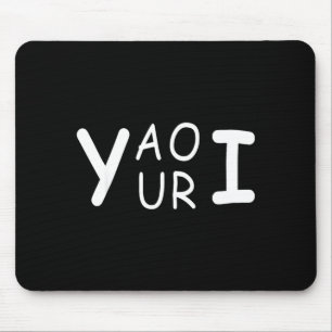 Tapis De Souris Yaouri vous êtes un jeu de mots drôle mème minimal
