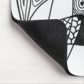 Tapis De Souris "Yappy Dog" Résumé Design Mousepad (Coin)
