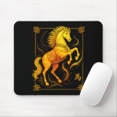Tapis De Souris Year Of The Horse Lunar New Year Chinese New Year (Avec souris)