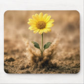 Tapis De Souris Yellow Daisy in Dirt Explosion (Devant)