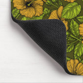 Tapis De Souris Yellow hibiscus (Coin)