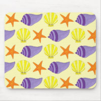 Yellow Seashell Sea Shell Conch Starfish Beach