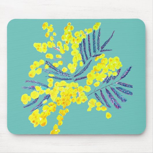 Tapis De Souris Yellow Wattle Mimosa (Devant)