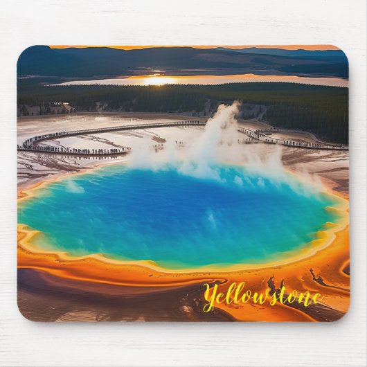 Tapis De Souris Yellowstone Grand Prismatic Pad (Devant)