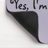 Tapis De Souris Yes, I'm Working Mouse Pad (Coin)