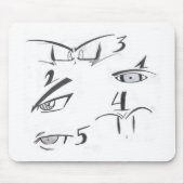 Tapis De Souris Yeux (Devant)