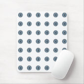 Tapis De Souris Yeux à points bleu d'Halloween (Avec souris)