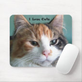 Tapis De Souris Yeux affectueux Mousepad (Avec souris)