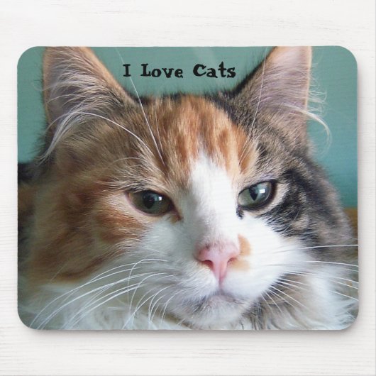 Tapis De Souris Yeux affectueux Mousepad (Devant)