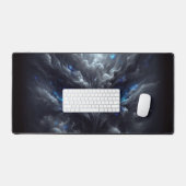 Tapis de souris Yeux Bleus Fumée (Clavier et souris)