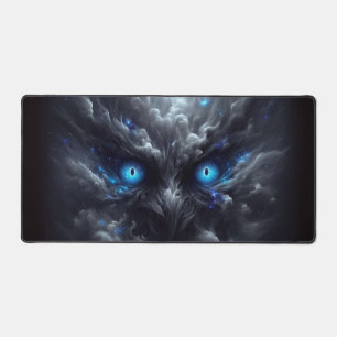 Tapis de souris Yeux Bleus Fumée