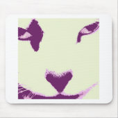 Tapis De Souris Yeux de chat (Devant)