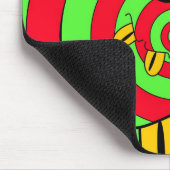 Tapis De Souris Yeux effrayants Mousepad (Coin)