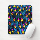 Tapis De Souris Yeux roses ~ Mousepad (Avec souris)