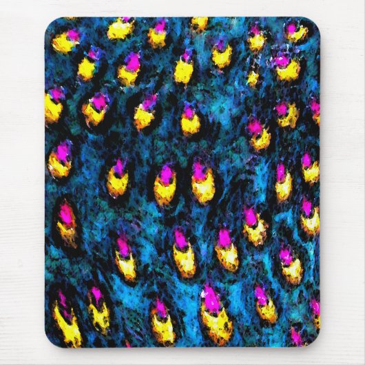 Tapis De Souris Yeux roses ~ Mousepad (Devant)