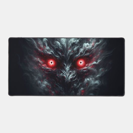 Tapis de souris Yeux rouges fumée (Recto)
