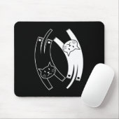 Tapis De Souris Yin et chats Mousepad de Yang (Avec souris)