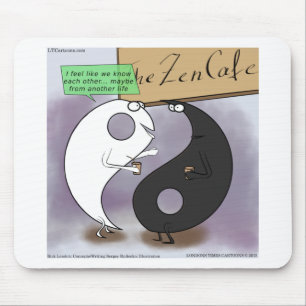 Tapis De Souris Yin Meets Yang Zen Funny