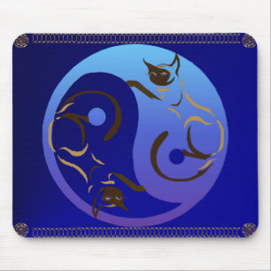 Tapis De Souris Yin ultra-violet Yang Mousepad