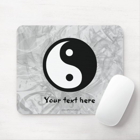 Tapis De Souris Yin Yang (Avec souris)