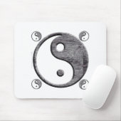 Tapis De Souris Yin Yang Mousepad (Avec souris)