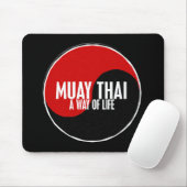 Tapis De Souris Yin Yang Muay 1 thaïlandais (Avec souris)