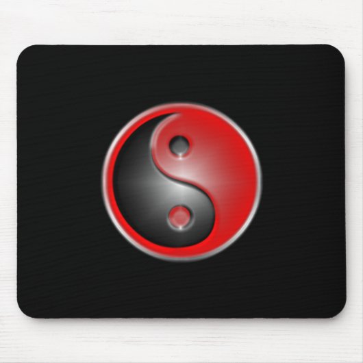 Tapis De Souris yin-Yang-rouge (Devant)