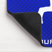 Tapis De Souris Yoga bleu (Coin)