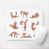 Tapis De Souris Yoga de chat (Avec souris)