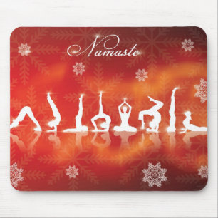 Tapis De Souris Yoga de Noël