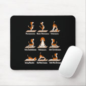 Tapis De Souris Yoga des chiens - Exercices Poses Lance Méditatif  (Avec souris)