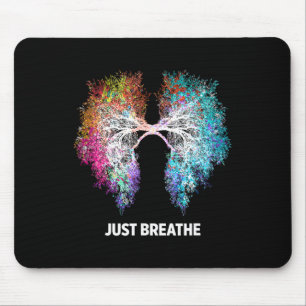 Tapis De Souris Yoga Inspiration Expiration Nature Poumon