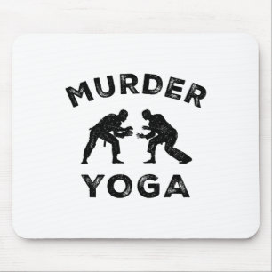 Tapis De Souris Yoga Meurtrier Drôle Jiu-jitsu Paix Intérieure Bjj