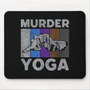 Tapis De Souris Yoga Meurtrier Vintage BJJ Jiu Jitsu Brésilien