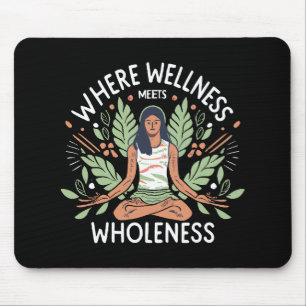 Tapis De Souris Yoga où le bien-être rencontre la totalité