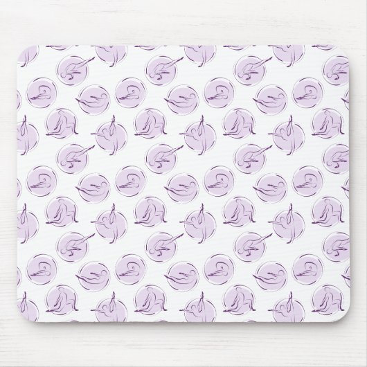 Tapis De Souris Yoga pose motif (Devant)
