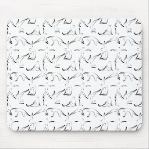 Tapis De Souris Yoga pose motif
