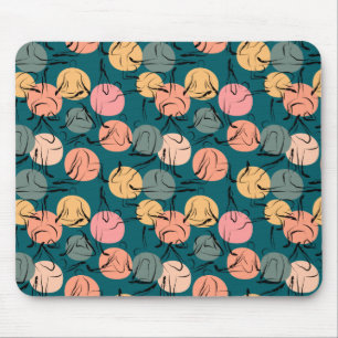 Tapis De Souris Yoga pose motif Yoga sans couture motif 23