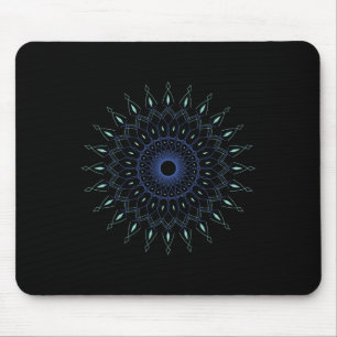 Tapis De Souris Yoga Spirituel Géométrie Sacrée Hindou Pilates Yog