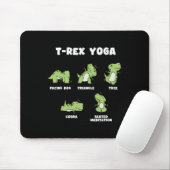 Tapis De Souris Yoga T-rex  (Avec souris)