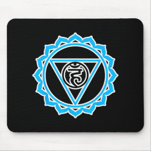 Tapis De Souris Yoga Veshuddha Chakra de la gorge par Blue Chakra