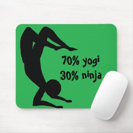 Tapis De Souris Yogi Ninja Mousepad (Avec souris)