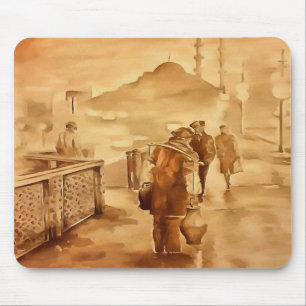 Tapis De Souris Yogurt Delivery In Istanbul Painting Historical Ar